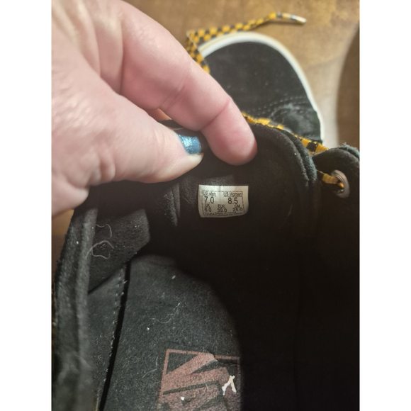 Size 7 Womens Black Vans Cheetah‎ - Picture 7 of 7